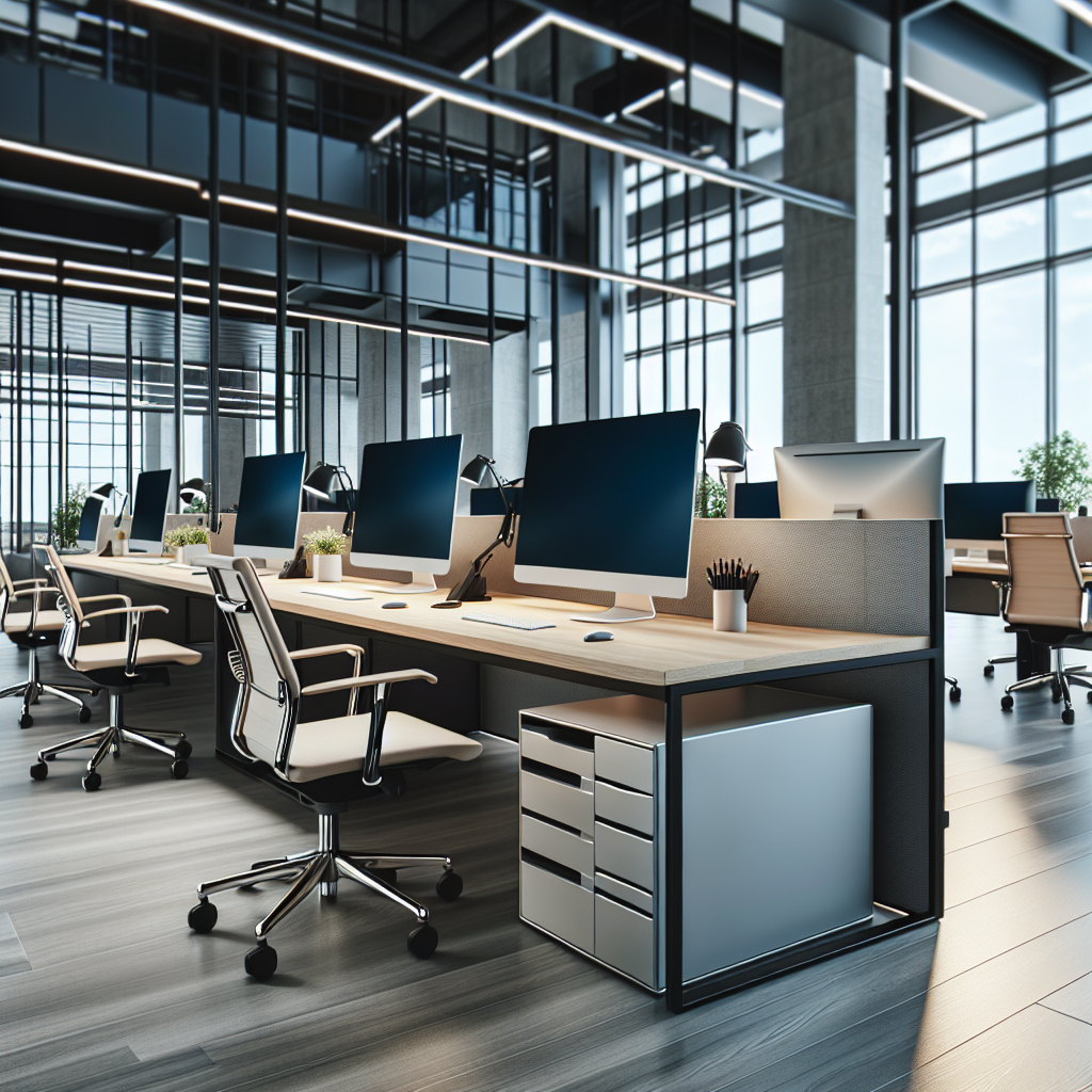 Zalety i zastosowania biurek na kółkach w przestrzeni biurowej