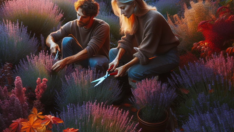 Kiedy przycinać lawendę jesienią?