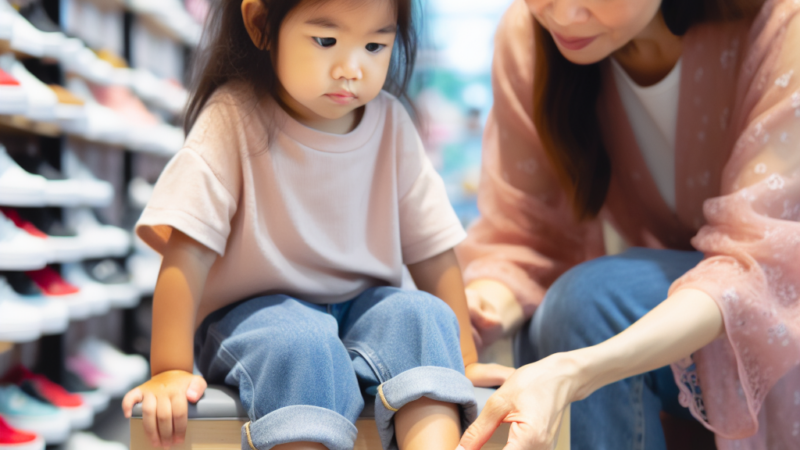 O ile większe powinny być buty dla dziecka?