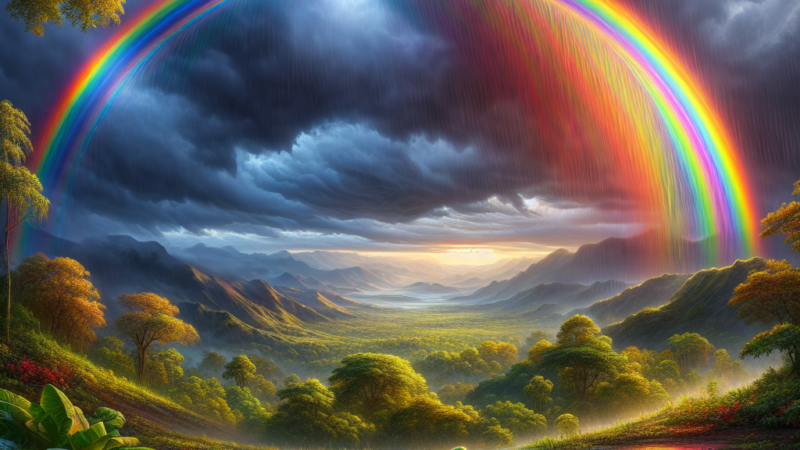 Jak powstaje tęcza?