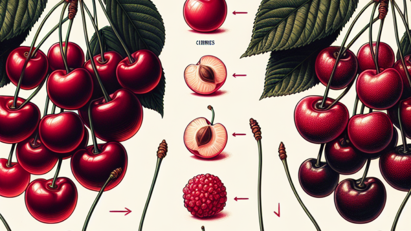 Wiśnie a czereśnie – jakie są różnice w smaku i zastosowaniach?