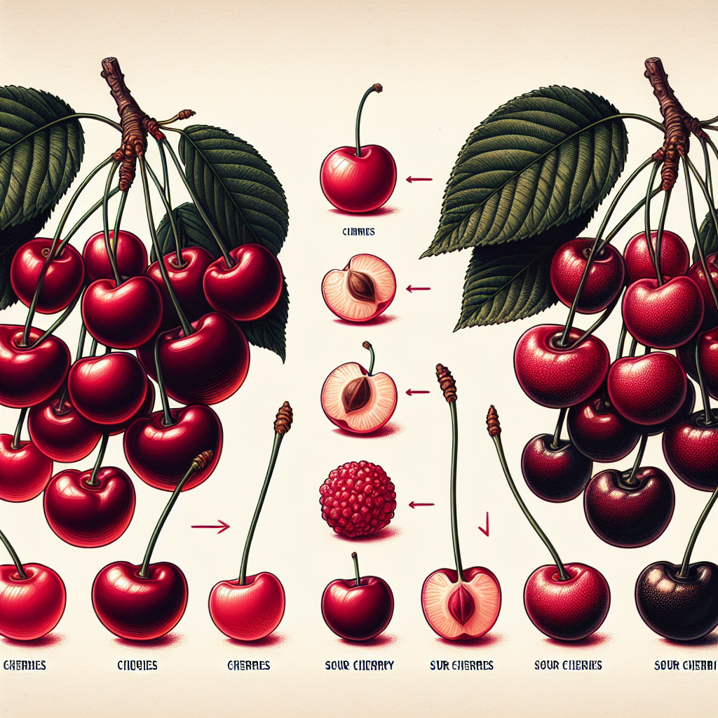 Wiśnie a czereśnie – jakie są różnice w smaku i zastosowaniach?