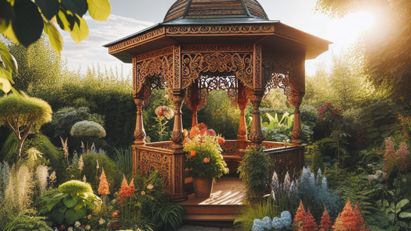 Altany drewniane do ogrodu – funkcjonalne i estetyczne rozwiązania na każdą przestrzeń