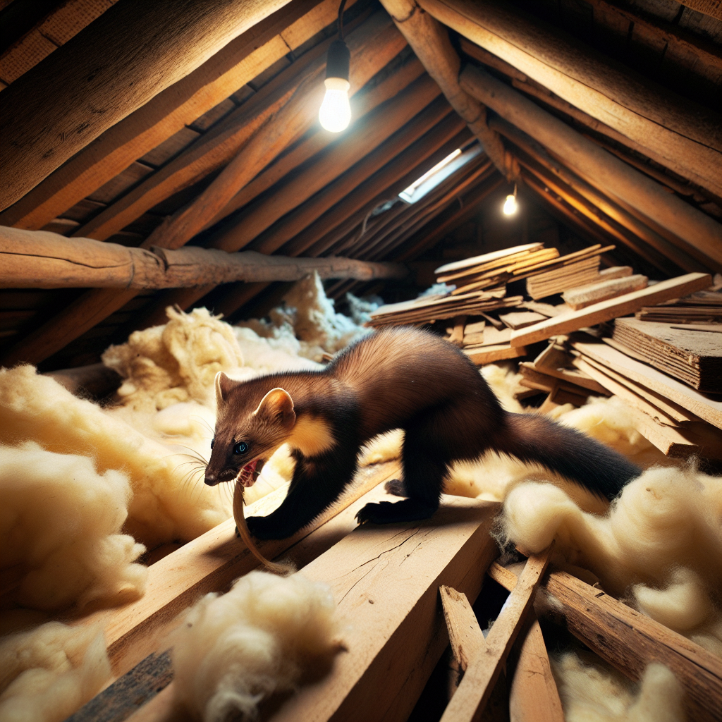 Drewno, wełna, izolacja – co najczęściej niszczy kuna?