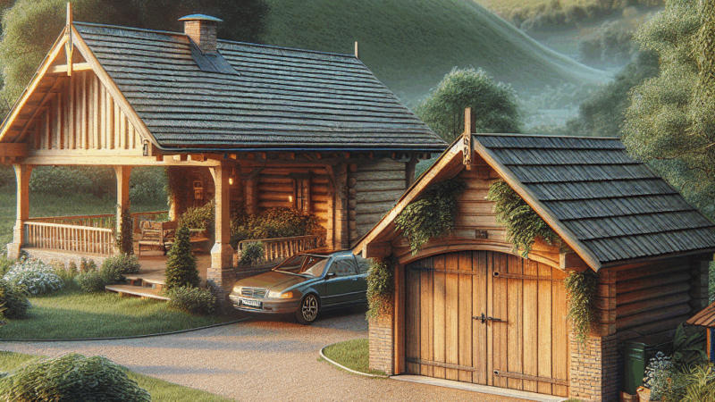 Wiaty garażowe drewniane – czy to lepsza alternatywa dla tradycyjnego garażu? Odpowiadamy na najczęstsze pytania!