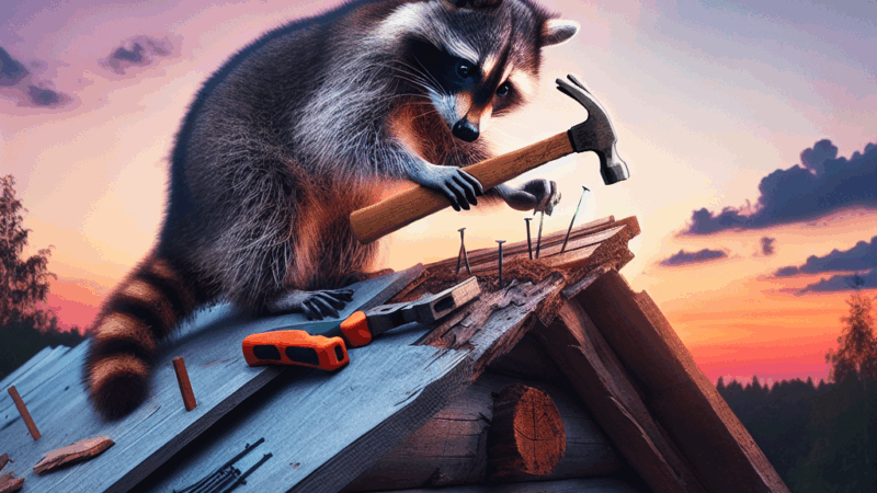 Kuna zdemolowała dach? Zobacz, jak go naprawić i nie pozwolić na powrót kuny