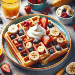 Przepis na gofry dla dzieci – pyszne, delikatne i mniej cukru