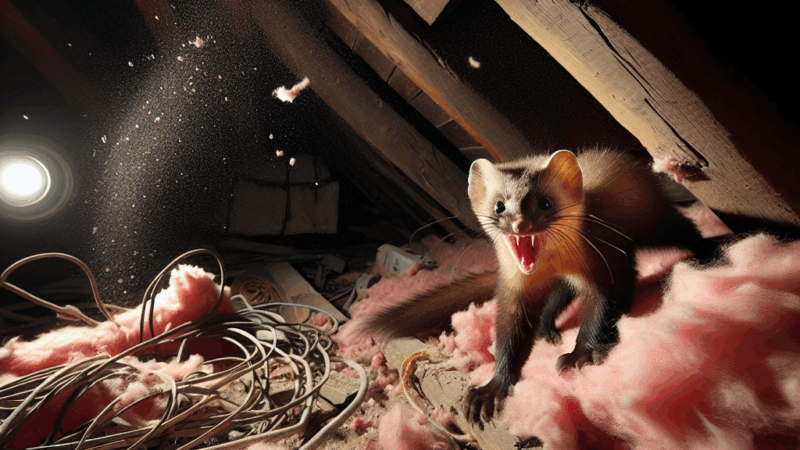 Dlaczego Kraków ma coraz większy problem z kunami na poddaszach?