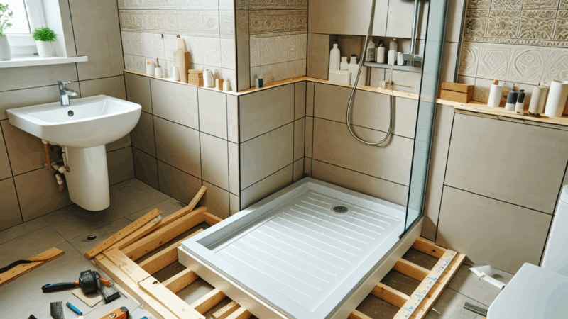 Remont łazienki krok po kroku: instalacja brodzika a optymalizacja przestrzeni