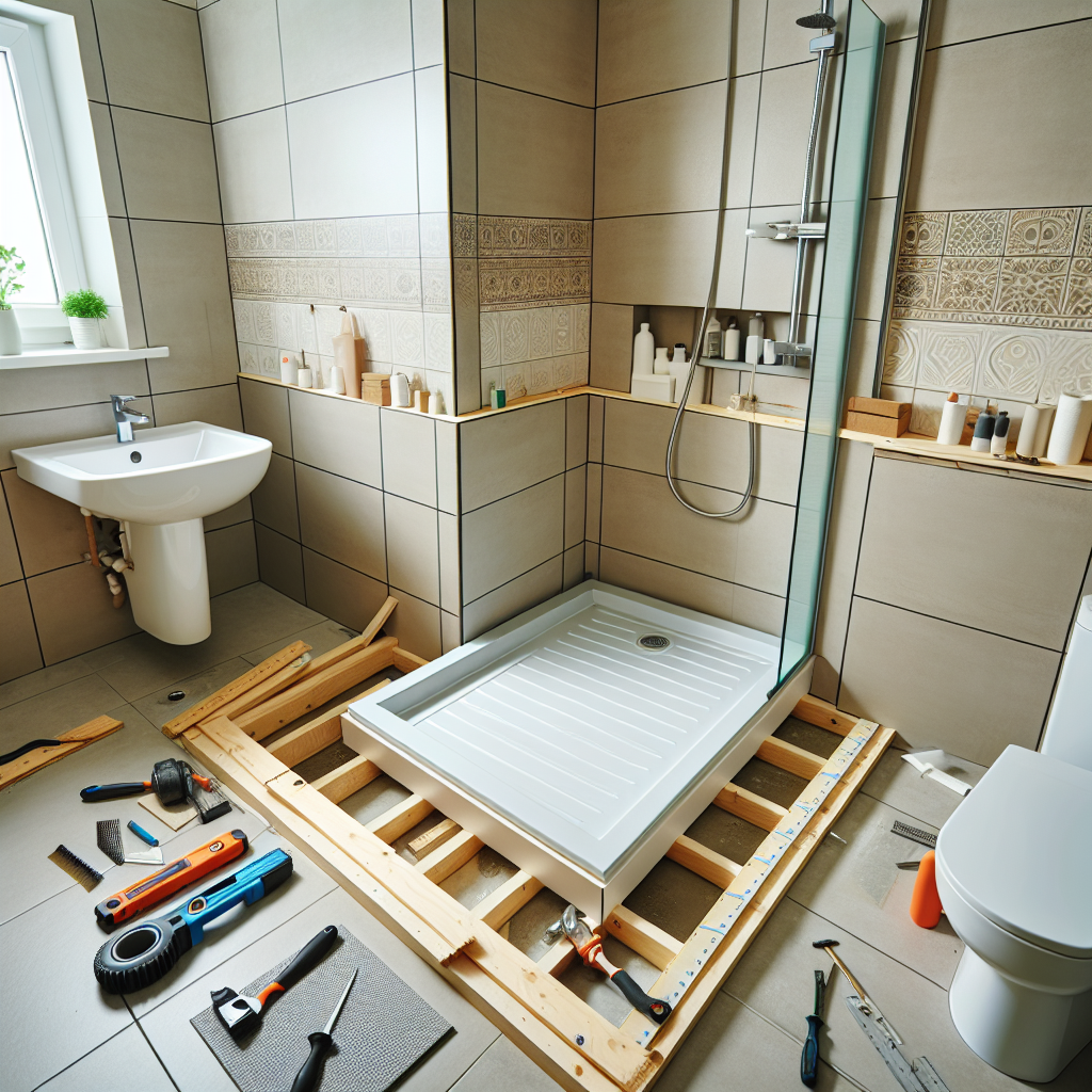 Remont łazienki krok po kroku: instalacja brodzika a optymalizacja przestrzeni