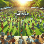 Czy plenerowa podłoga taneczna jest stabilna na trawie?